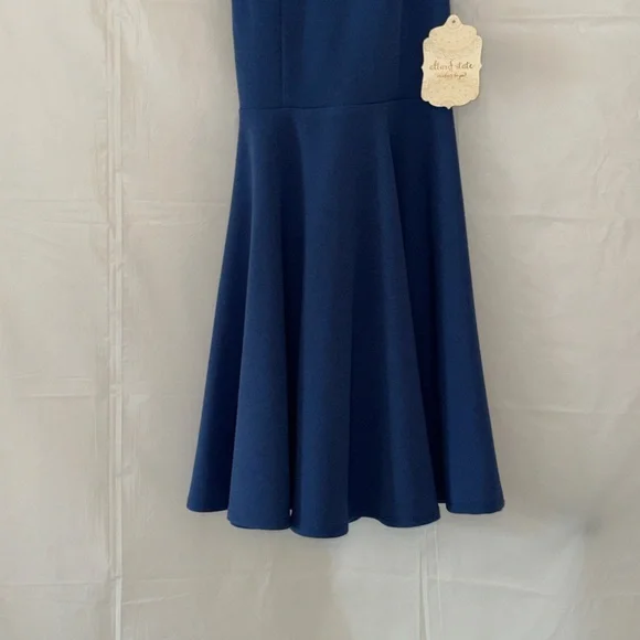 NWT- Alter'd State XS Mohave Halter Dress in True Navy - Picture 3 of 7